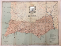 Portada de libro Portugal. Mapa de la Provincia de Algarve, distrito Faro