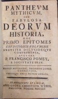 Portada de libro Pantheum Mythicum, seu Fabulosa Deorum Historia, hoc Primo Epitomes...
