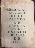Portada de libro Condado de Alba de Liste. Titulo nobiliario de D. Enriquez de Mendoza...