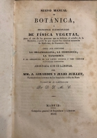 Portada de libro Nuevo Manual de Botanica  Principios elementales de Fsica...