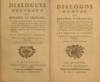 Portada de libro Dialogos Nuevos En Español y Francés, Con Muchos Refranes, y Las...