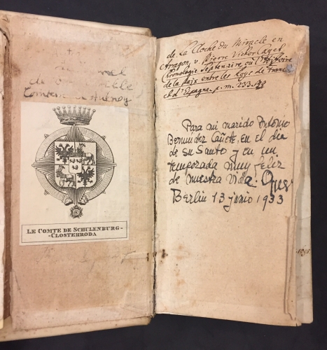 Portada de Relation du Voyage D' Espagne - Madame d'Aulnoy