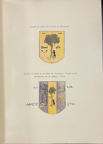 Portada de Casas y Linajes de Echave y de Laurcain.  - Conde de Urquijo