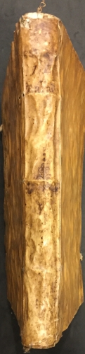 Portada de Recopilaci�n de los Estatutos de la Ciudad de Zaragoza. Por los Se�ores Jurados, Capitol y Consejo con poder de Concello General. Confirmados y decretados el primero de Diciembre de 1635
