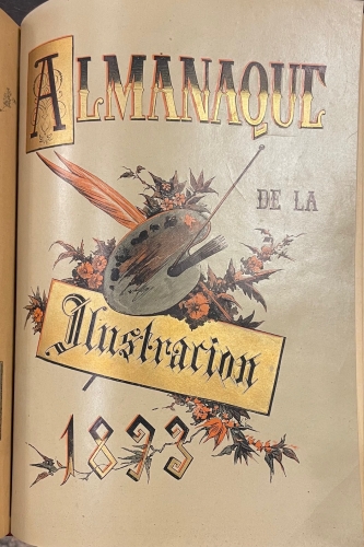 Portada de Almanaque de la Ilustraci�n. 1890, 1891, 1892, 1893, 1894. 