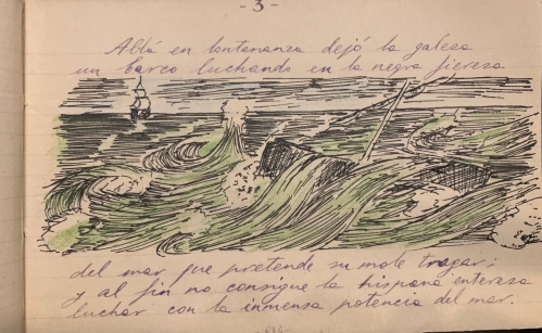 Portada de Cuaderno de Versos Originales manuscritos - Ignacio Mendizabal de la Puente
