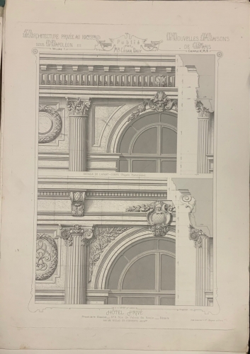 Portada de L' Architecture Priv�e au XIX Siecle sous Napoleon III. Nouvelles Maisons de Paris et des Environs. Tome Premier. Hotels Prives - Cesar Daly