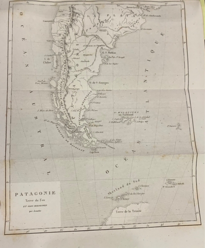 Portada de Historia de Chile. Historia de la Patagonia, Tierra de Fuego � Islas Malvinas. Historia de las Antillas. Historia de las Provincias Unidas del Rio de la Plata, Buenos Aires, Paraguay, Uruguay - C�sar Famin. Federico Lacroix. Elias Regnault