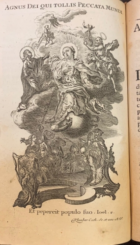 Portada de Litaniae Lauretanae ad Beatae Virginis Caelique Reginae Mariae - Francisco Xaverio Dornn