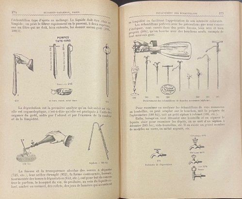 Portada de Notice sur les Instruments de Precision appliques a L'Oenologie - J. Dujardin. Salleron, Lucien & Rene Dujardin
