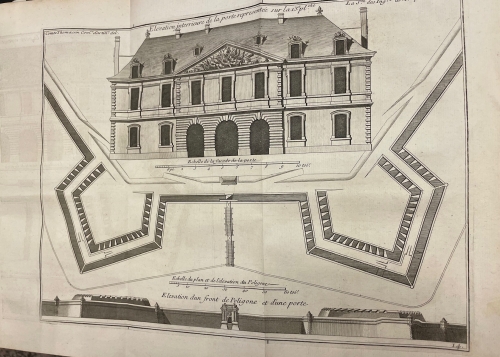Portada de La Science des Ingenieurs dasn la Conduite des Travaux de Fortification et D'Architecture Civile - Belidor