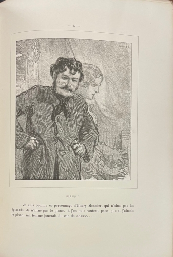 Portada de Masques et visages - Gavarni