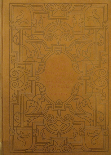 Portada de Preg�n General para la Buena Gobernacion desta Corte, facsimil del de 1585