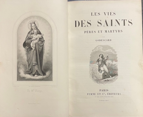 Portada de Les Vies des Saints P�res et Martyrs - Godescard