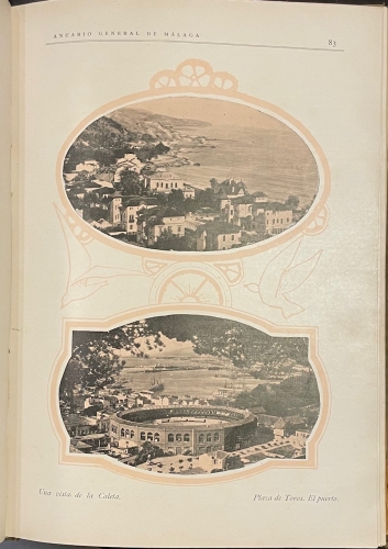 Portada de Anuario General de M�laga. Gu�a Oficial, comercial, industrial, profesional y del vecindario. 1930