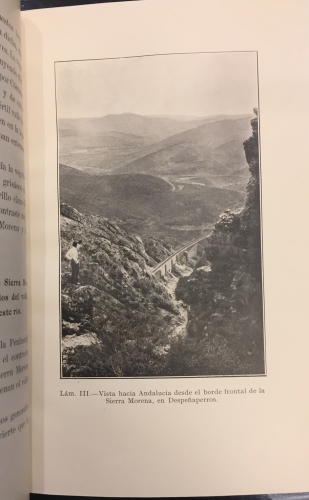 Portada de La Sierra Morena y La Llanura B�tica. S�ntesis Geol�gica. XIV Congreso Geol�gico Internacional. Madrid 1926 - E. Hernandez Pacheco,catedratico de geolog�a en la Universidad Central