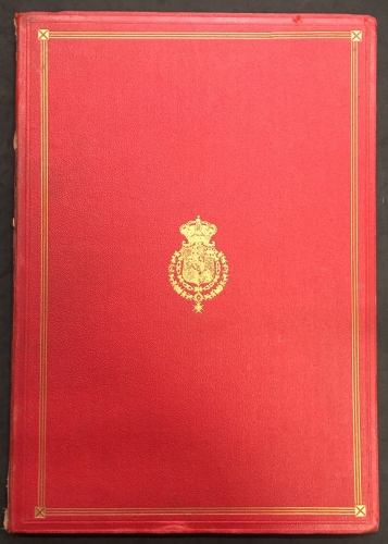 Portada de Estatutos, Ordenamientos, y Ceremonial, dispuestos y formados por el Ilustr�smimo Se�or Abad, y Cabildo de la Real Insigne Iglesia Colegial de San Ildefonso, para su gobierno espiritual y temporal