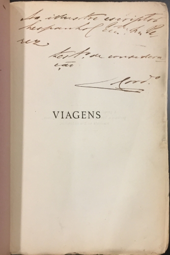 Portada de Viagens. Hespanha e Fran�a - Luciano Cordeiro