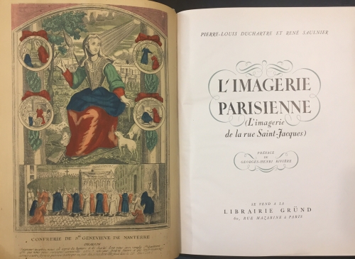 Portada de L' Imagerie Parisienne. L' Imagerie de la rue Saint-Jacques - Pierre-Louis Duchartre et Ren� Saulnier
