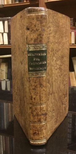 Portada de Compendio del Catecismo Esplicado, � sencilla y breve ilustraci�n de la Doctrina Cristiana y de los Principios y fundamentos del Catecismo de los ni�os por un presbitero esclaustrado