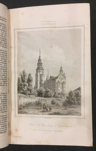 Portada de Historia de Dinamarca. /Historia de las Ciudades Anse�ticas - M.J.B. Eyries / Roux de Rochelle