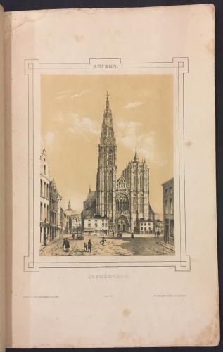 Portada de Souvenir d'Anvers, suite de vues et monuments les plus marquants