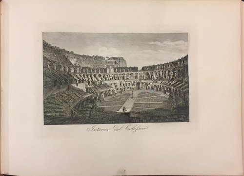 Portada de Raccolta delle vedute di roma antiche e moderne e suoi contorni in N� 100
