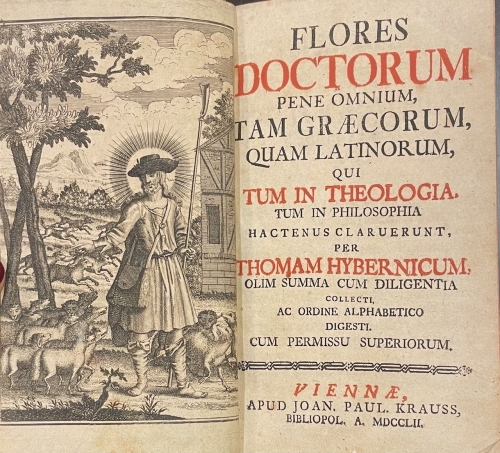 Portada de Flores Doctorum Pene Omnium Tam Graecorum Quam Latinorum qui Tum in Theologia, Tum in Philosophia Hactenus Claruerunt - Thomas Hibernicus (Thomam Hybernicum)