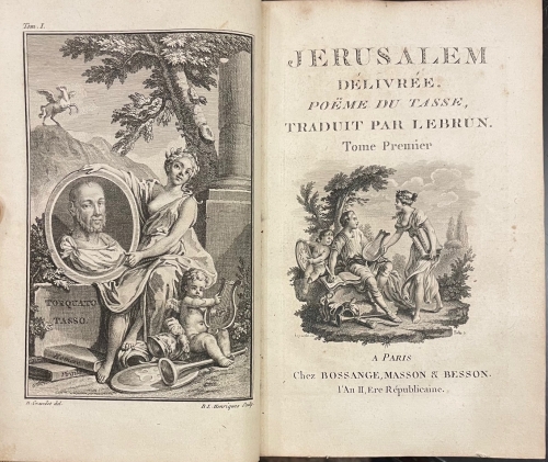 Portada de Jerusalem D�livr�e.  - Torquato Tasso