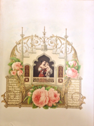 Portada de Die Sch�nste Rose der Welt. Ein M�rchen von Andersen. Illustrirt von Julie von Kahle - Andersen
