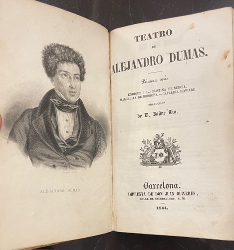 Portada de Teatro de Alejandro Dumas. Primera Serie. Enrique III, Cristina de Suecia, Margarita de Borgo�a, Catalina Howard - Alejandro Dumas