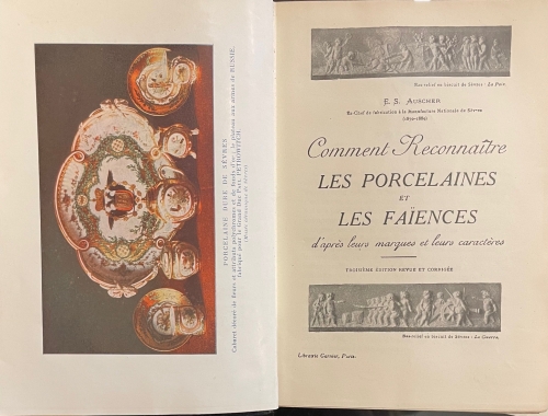 Portada de Comment Reconna�tre Les Porcelaines et Les Fa�ences d' apr�s leurs marques et leurs caract�res - E. S. Auscher