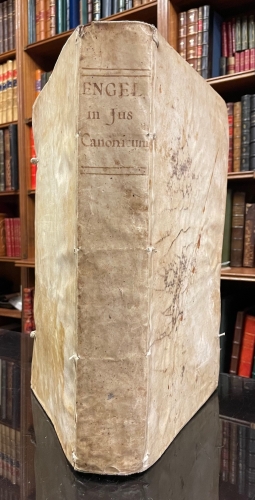 Portada de Collegium Universi Juris Canonici. Antehac Juxta Triplez Juris Objectum Partitum - Ludovico Engel