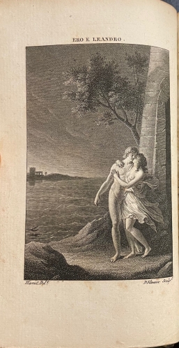 Portada de Le Avventure D'Ero e di Leandro. Le Nozze di Teti e di Pel�o. Cantici di Tirt�o