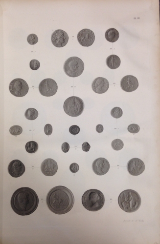 Portada de Tr�sor de Numismatique et de Glyptique ou Recueil G�n�ral de M�dailles, Monnaies, Pierres Grav�es, Bas-Reliefs, etc, tant anciens que modernes, les plus Int�ressants sous le rapport de l'art et de L'Histoire grav�s par les proc�d�s de M. Achille Collas - Achille Collas