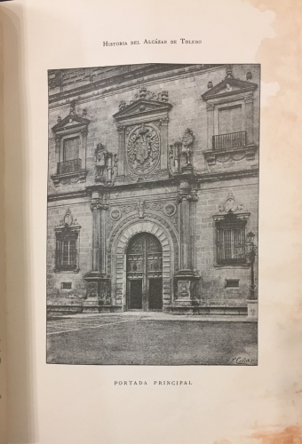 Portada de Historia del Alc�zar de Toledo / El Nuevo Palacio de la Capitan�a General de Arag�n / Glorias C�vico-Militares del Cuerpo de Ingenieros del Ej�rcito, para lectura y ense�anza de las clases y soldados de los regimientos del arma - Francisco Mart�n Arr�e y Eugenio de Olavarr�a y Huarte /Jos� G�mez y Pallete / Honorato de Saleta y Cruxent