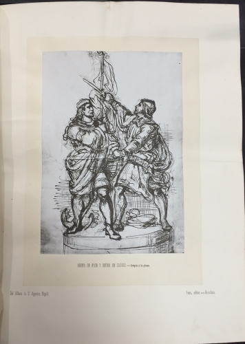Portada de Mariano Fortuny. Album. Colecci�n escogida de cuadros, bocetos y dibujos desde el principio de su carrera art�stica hasta su muerte - Salvador Sanpere y Miquel