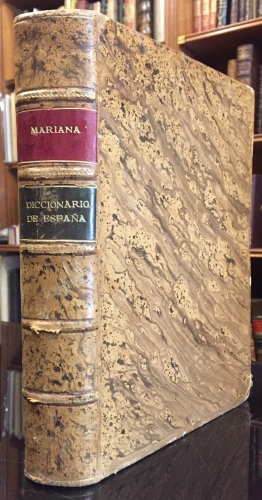 Portada de Diccionario Geogr�fico, Estad�stico, Municipal de Espa�a - Juan Mariana y Sanz