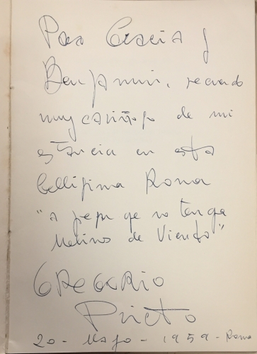 Portada de El Molino de Gregorio Prieto en Valdepe�as