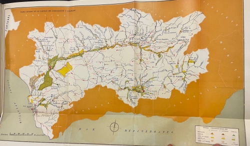 Portada de Confederaci�n Hidrogr�fica del Guadalquivir. Memoria. Quinquenio 1946-1950 - Ministerio de Obras P�blicas