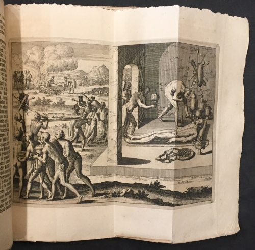 Portada de Ontdekking van West-Indien, Vlijtig ondersogt, en naauw-keurig aangeteekend...Reys-togt, Derwaarts gedaan Anno 1592 - Joseph d'Acosta
