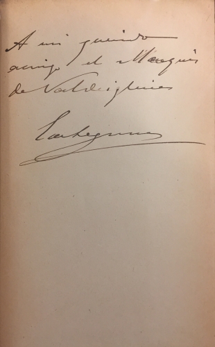 Portada de Bibliograf�a � Historia de la Esgrima Espa�ola - Enrique de Leguina