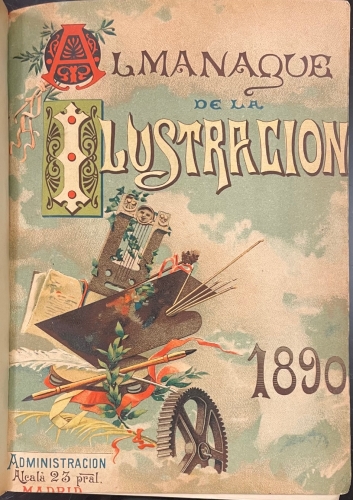 Portada de Almanaque de la Ilustraci�n. 1890, 1891, 1892, 1893, 1894. 