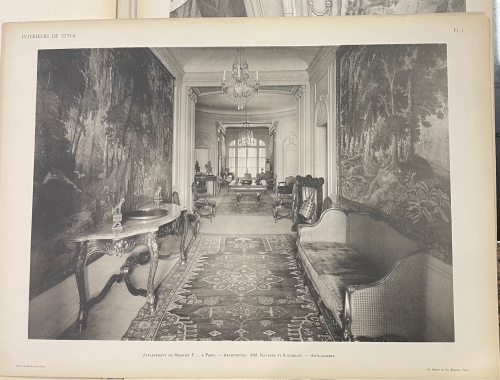 Portada de La D�coration Int�rieure en France. Int�rieurs de Style - Hector St. Sauveur
