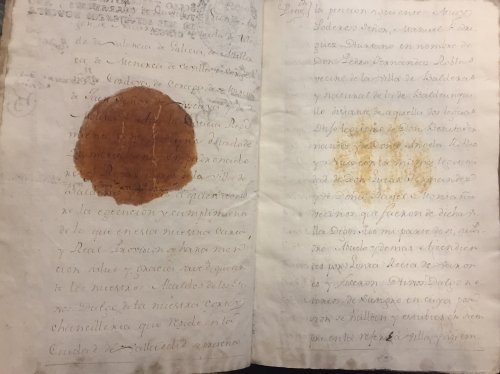 Portada de Real Provisi�n de Hidalguia de Pedro Fern�ndez Robles vecino de la Villa de Valderas y natural de Valdunquillo, Le�n. Carlos IV. 1795