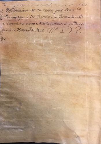 Portada de Redenci�n de un censo en Valencia. A�o 1501