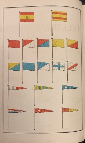 Portada de C�digo de Se�ales. Tel�grafo Marino reglamentario abordo de los buques de guerra y mercantes - Pedro de Prida y Palacio