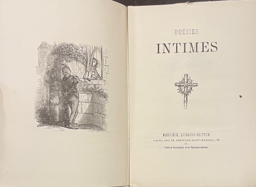 Portada de Poesies Intimes - Eugene de Lonlay