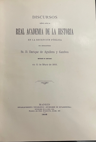 Portada de El Arzobispo D. Rodrigo Ximenez de Rada y el Monasterio de Santa Maria de Huerta - Enrique de Aguilera y Gamboa, Marques de Cerralbo