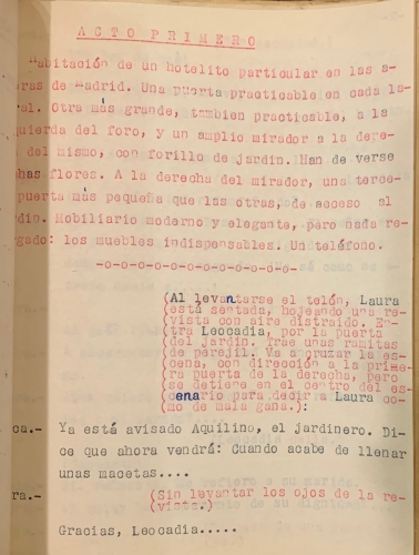 Portada de Don Cascabel, Mam� VIrgen. Indocumentados. Conjunto mecanografiado y corregido por el autor. - Alfonso Vidal y Planas